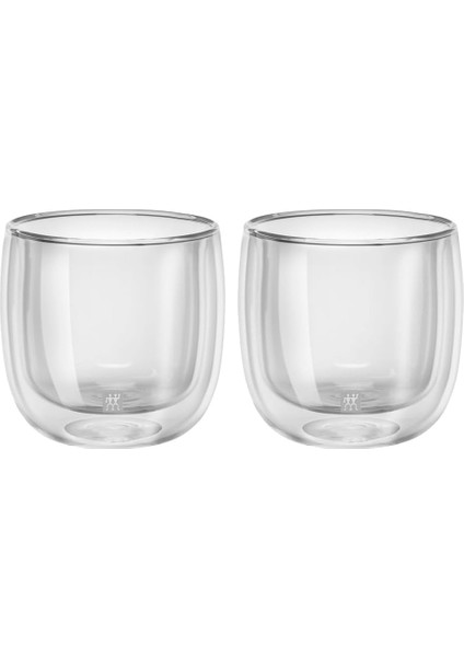 Sorrento Çift Camlı 2&apos;li Çay Bardağı Seti, Şeffaf, 240 ml 2li Paket