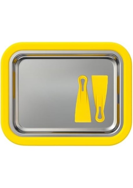Ev Tipi Dondurma Yapma Kabı – Elektriksiz Rulo Dondurma Makinesi, Paslanmaz Çelik Soğutma Tavası ve Spatula Seti (Sarı) fiyatları