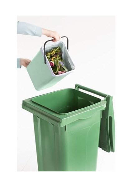 - Sort & Go Çöp Kutusu 12 L – Orta Büyüklükte Geri Dönüşüm Kabı – Taşıma Sapı – Bakımı Kolay – Duvar Montajı Için De Uygundur – Mutfak Çöp Kovası – Yeşim Yeşili – 20 x 25 x 35 cm fiyatları