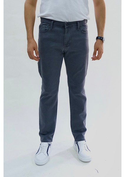 Erkek Regular Fit Rahat Kesim Esnek Likralı Örme Jeans
