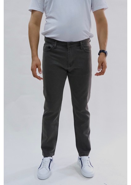 Erkek Regular Fit Rahat Kesim Esnek Likralı Örme Jeans