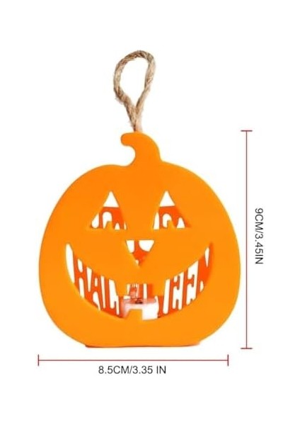 Halloween Işıklı Masa Süsü Balkabağı