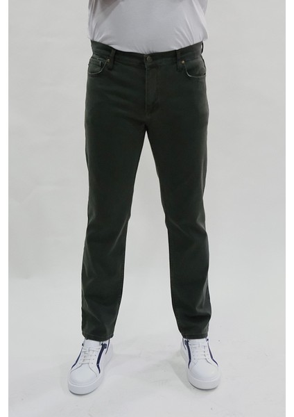 Erkek Regular Fit Rahat Kesim Esnek Likralı Örme Jeans