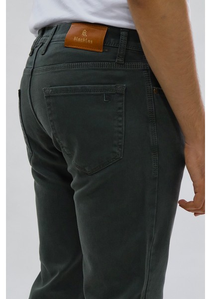 Erkek Regular Fit Rahat Kesim Esnek Likralı Örme Jeans