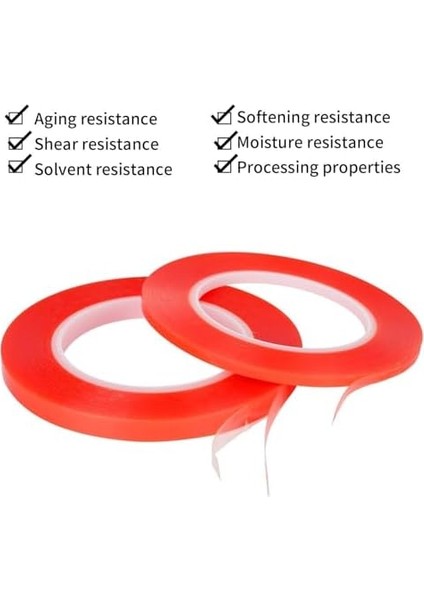 Çift Taraflı Bant, 2 Adet 33 Metre Çift Taraflı Yapışkan Bant, Dayanıklı Yüksek Yapışma Gücüne Sahip Şeffaf Akrilik Bant, Cep Telefonu Dokunmatik Ekran Tamiri Için LCD Ekran Yapıştırıcı modelleri