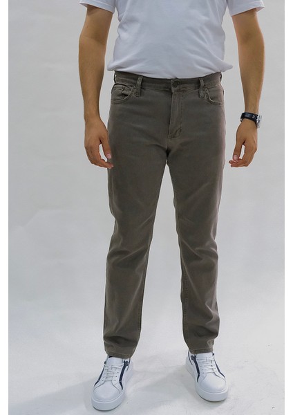 Erkek Regular Fit Rahat Kesim Esnek Likralı Örme Jeans