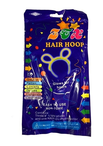 Taç Fosforlu Taç Pembe Renk 12 Adet