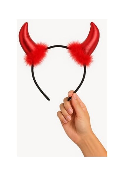 Halloween Tac Boynoz Kırmızı modelleri