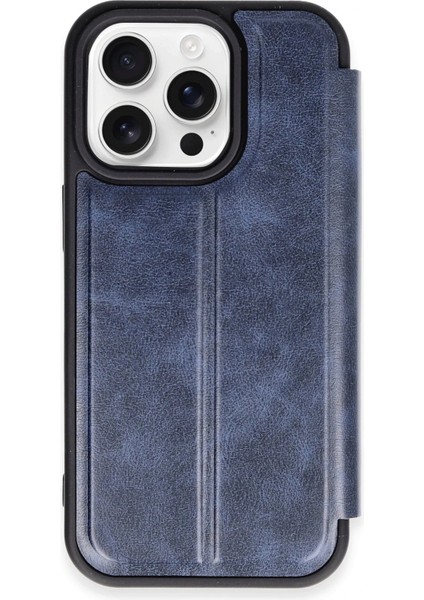 iPhone 14 Pro Kılıf Flip Cover - Lacivert