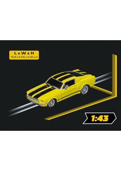 Carrera Go Mustang &apos;67 - Sarı fiyatları