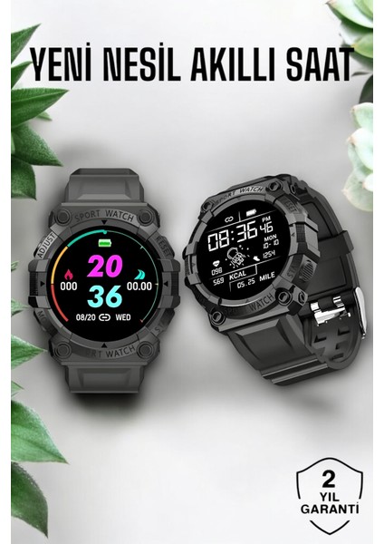 Bluetooth 5.0 Destekli Çok Fonksiyonlu Yeni Nesil Akıllı Saat - BI001V-4YX462