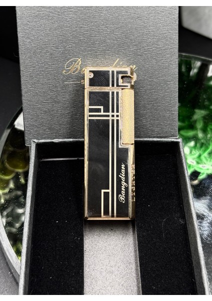 2025 Yan Sürgülü Gaz Çakmak | Taşlama Tekerlekli Torch Alev High-End Gazlı Koleksiyonluk Çakmak