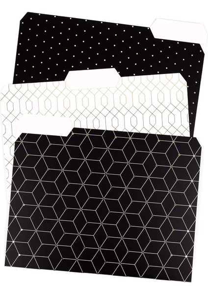 U Brands Fleuri Fashion Yelpaze Klasör 24&apos;lü Paket Modern, Klasik modelleri