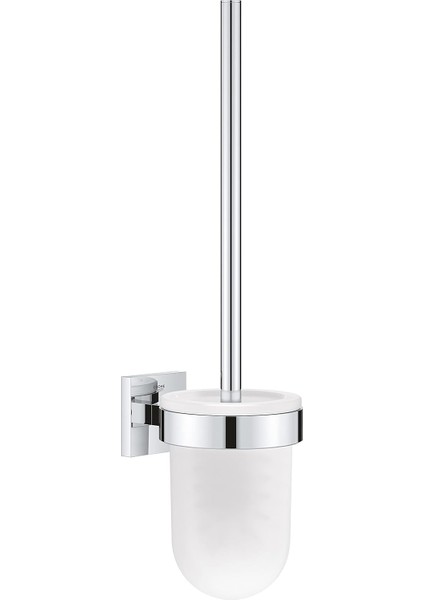 Start Cube Tuvalet Fırçası Seti, Duş/banyo Aksesuarları, Krom, 40977000