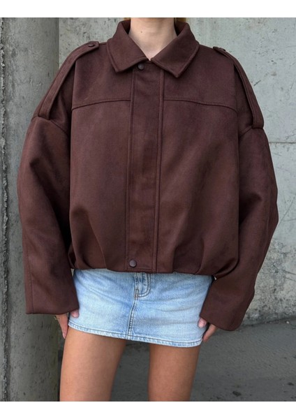 Süet Görünümlü Bomber Ceket indirimleri