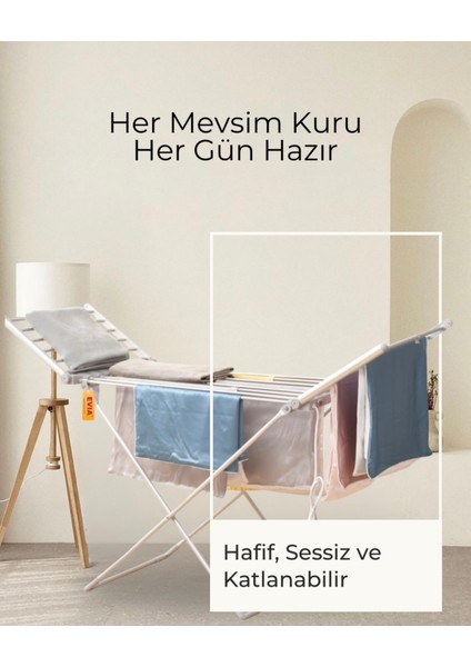 Elektrikli Isıtıcılı Çamaşır Kurutma Askılığı fırsatları