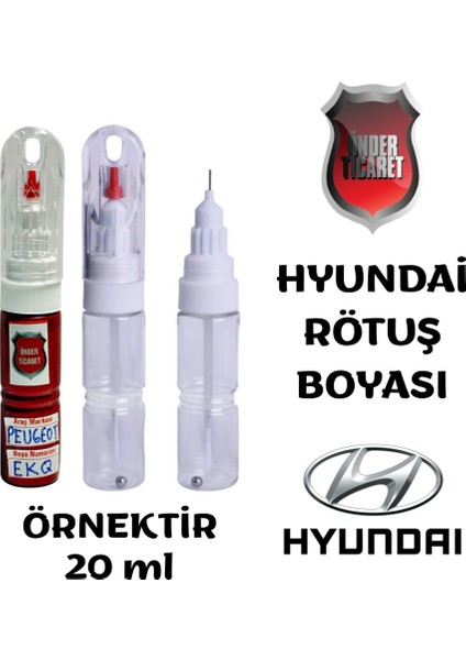 Hyundai Aracınızın Renk Koduna Özel Rötuş Boyası