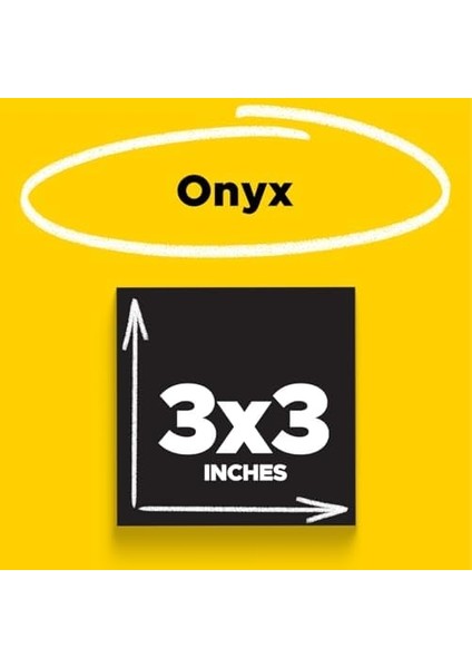 S Per Yap Kan Notlar, 3x3 In, 5 Ped, 2x Yap T Rma G C, Siyah (654-5SSSC)