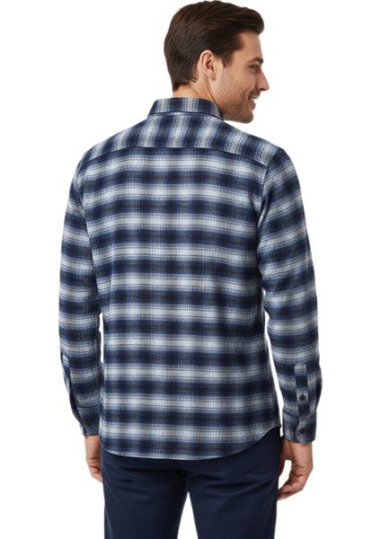 Erkek Kışlık Çift Cep Kapaklı Gömlek BGL-ST04933 modelleri