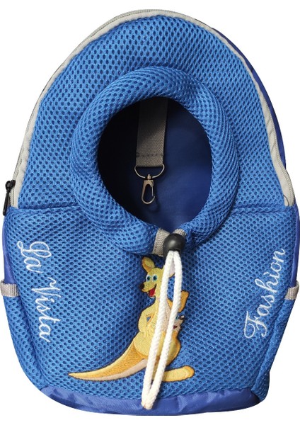 Kanguru Kedi, Küçük Köpek Taşıma Çantası 1-2 kg Canlılara Mavi