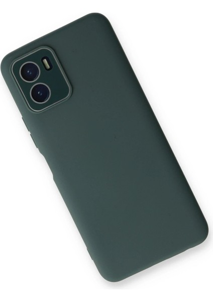 Vivo Y15S Kılıf Lansman Glass Kapak - Koyu Yeşil fiyatları