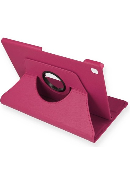 Samsung Galaxy P610 Tab S6 Lite 10.4 Kılıf 360 Tablet Deri Kılıf - PEMBE-(5796) - BI001V-4YOVN7