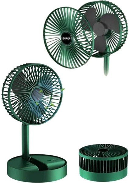 3 Kademe Hız Ayarlı Vantilatör Telefon Standlı Şarjlı Katlanabilir Soğutucu P - BI001V-4YUOS modelleri