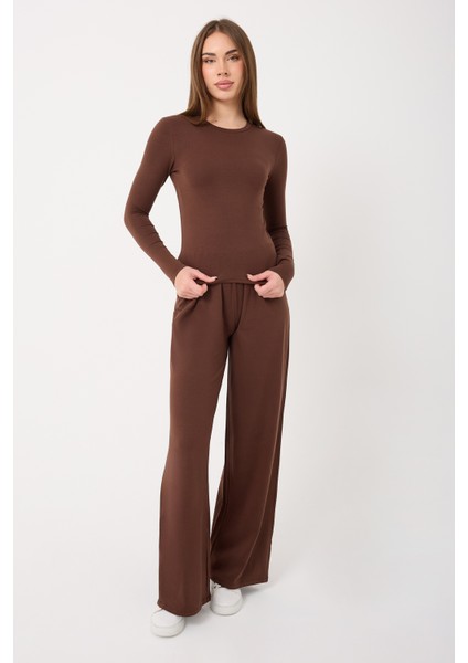 Ultra Soft Penye Modal Yuvarlak Yaka Bluz modelleri