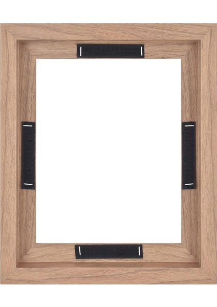 Mcs Yüzen Kanvas Çerçeve, Yapışkanlı Bağlantı Elemanları ve Asma Donanımlı Kanvas Tablolar Için Sanat Çerçeveleri, Ceviz Ağaç, 20 x 25 cm