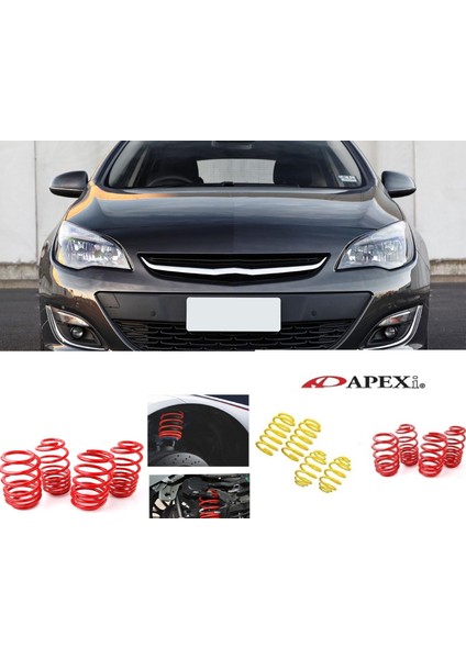 Opel Astra J 2009-2016 Apexi 3.5 cm Spor Helezon Yay
