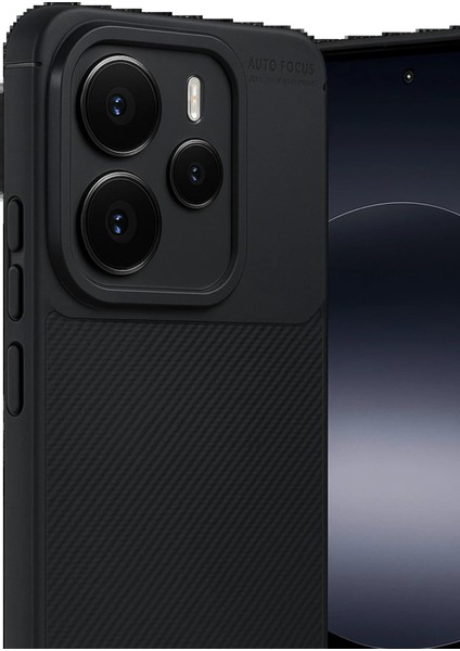 Xiaomi Note 14 5g Auto Focus Karbon Kapak - SIYAH-(5796) - BI001V-4YG9M6 modelleri