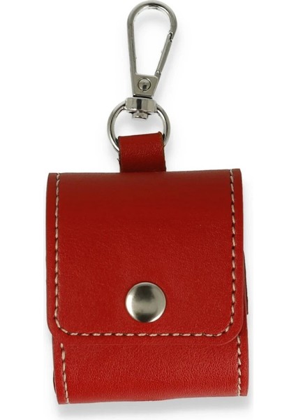 CPT83 Airpods 2 (2.nesil) Askılı Kılıf - Kırmızı