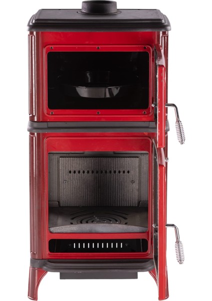 Döküm Gövdeli, Çift Bölmeli Şömine Sobası Fırınlı Soba fiyatları