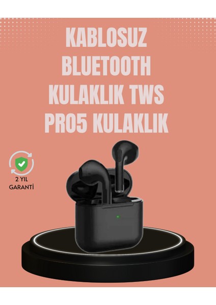 Tws Pro 5 Kulaklık – Uzun Süreli Kullanım Için Yüksek Batarya Performansı - BI001V-4YVDK3