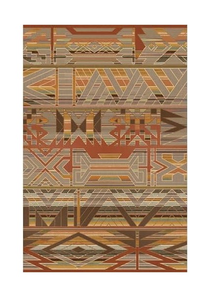 Dizayn Croce Desenli Pamuk Tabanlı Yıkanabilen Kaydırmaz Antibakteriyel Salon Halısı 80X150