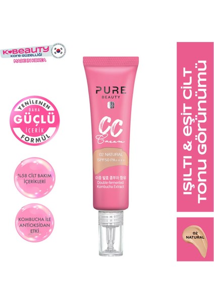 cc Krem SPF50 Pa++++ Natural 30 ml