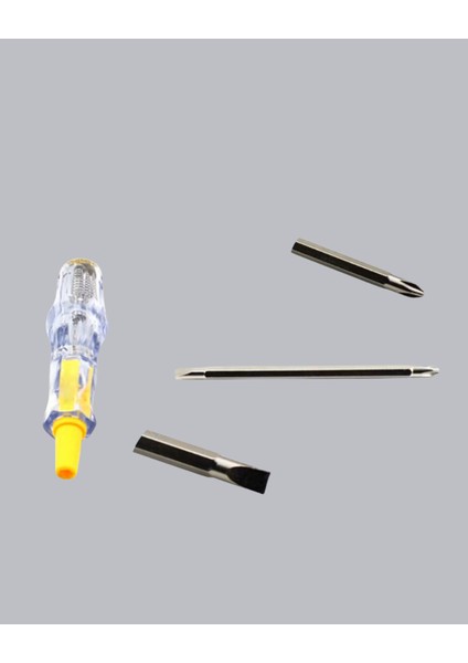 Elektrik Test Kalemi Neon Işıklı Nikel Kaplama 110-220V Dirençli - BI001V-4YW3D7 fiyatları