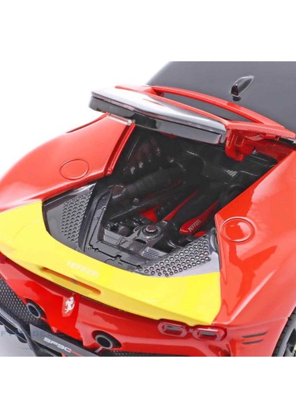1:18 Ferrari SF90 Stradale Assetto Fiorano Model Araba – Açılabilir Kapılı Metal Koleksiyon Aracı indirimleri