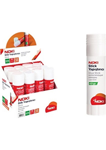 Stik Yapıştırıcı 40 gr 12 Adet Toksit İçermeyen Ev Okul Ofis Kullanımı İçin Uygun modelleri