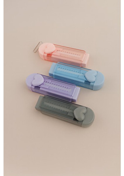 Kalp Şeklinde XL Sürgülü Silgi 1 Adet Renkli ve Sevimli Tasarım fırsatları