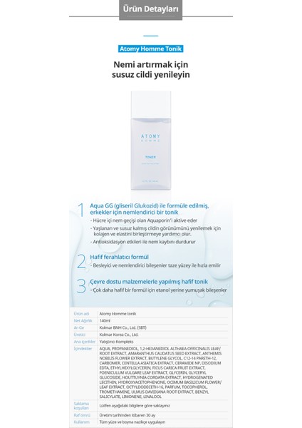 Erkekler Için Homme Cilt Bakım Seti Aqua-Gg ve 5x Hyaluronik Asit Içeren 3'lü Yoğun Nemlendirici