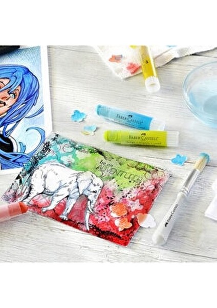 Yeşil Tonları 4 Renk Gelato Mum Boya Seti Tasarımcılar İçin İdeal fırsatları