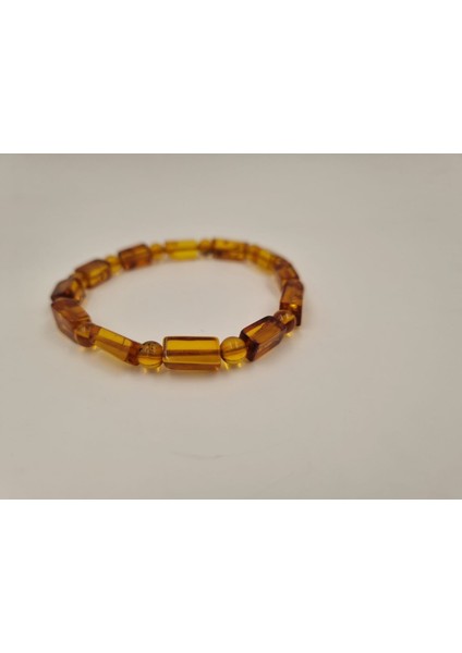 Bal Kehribar Özel Kesim Bileklik