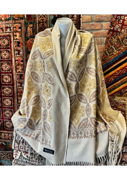 Bej Kaşmir Şal