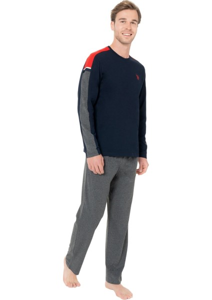 Erkek Uzun Kol Pijama Takım 18957 modelleri