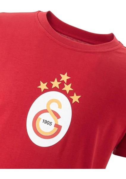 Orijinal Parçalı Sarı Kırmızı T-Shirt 5 Yıldız Kırmızı T-Shirt Hediyeli modelleri