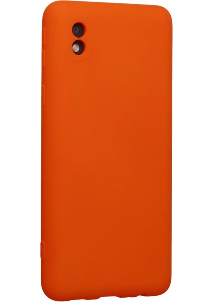Samsung Galaxy A01 Core Kılıf Nano Içi Kadife Silikon - TURUNCU-(5796) - ME001W-5190X7 fiyatları