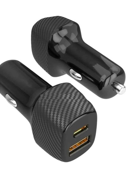 Araç Içi Şarj Cihazı 38W Güç Kapasiteli Type-C Girişli Araba Çakmaklık - ME001W-51VQB3 modelleri
