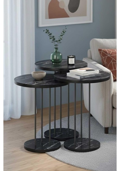 Falez Siyah Terra Zigon Sehpa Bendir fiyatları