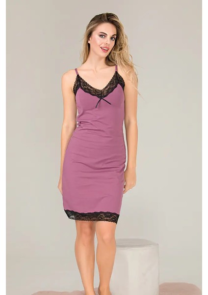 Lady Dantelli Penye Gecelik